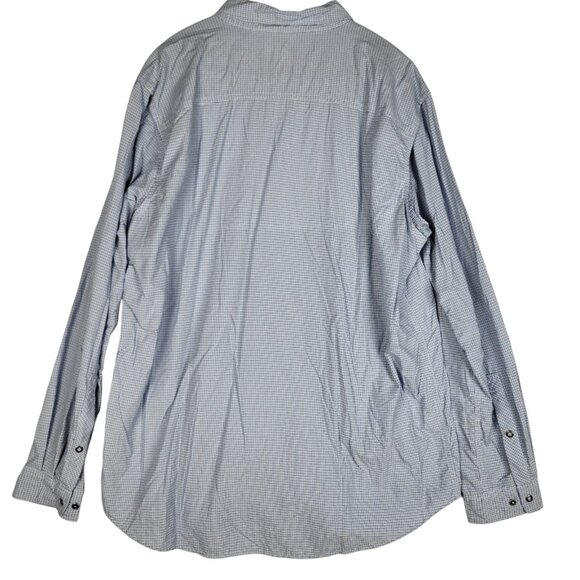 Exofficio Insect Shield Shirt Men's XL Blue Plaid Vented Fishing Hiking Outdoor - Picture 2 of 11